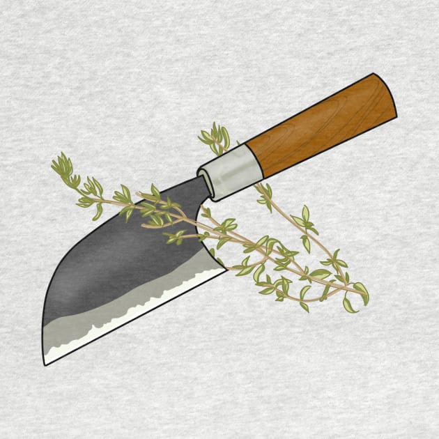 Kamagata Knife with Thyme by GiggleFist